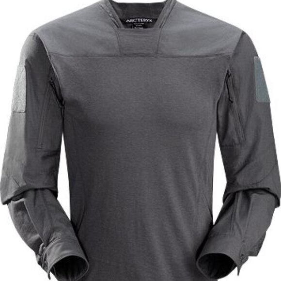 Arc'Teryx Leaf Talos LT Halfshell Combat Shirt Long Sleeve Grey #11899
